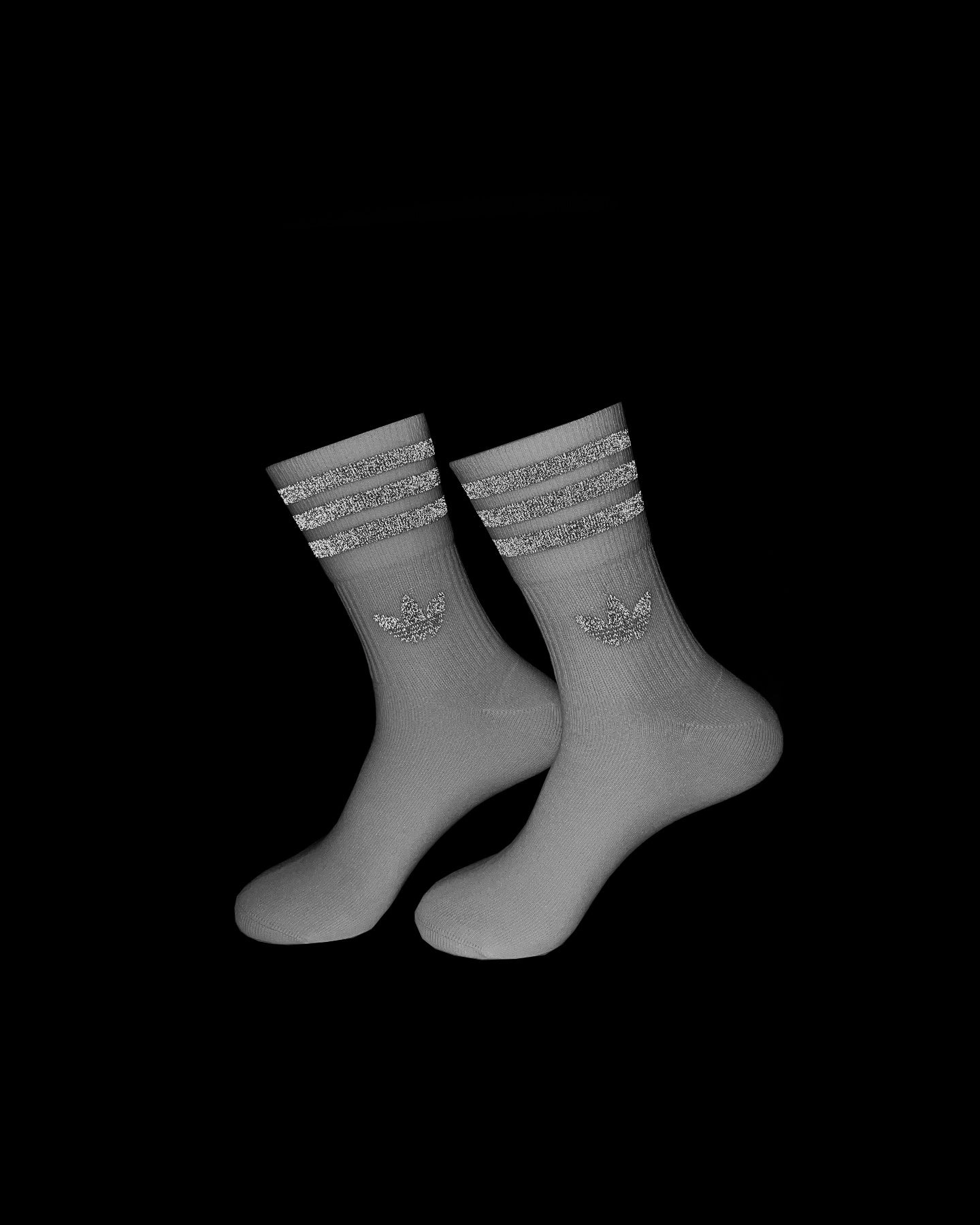 Adidas Crew Socks 2 Pack Black/Reflective