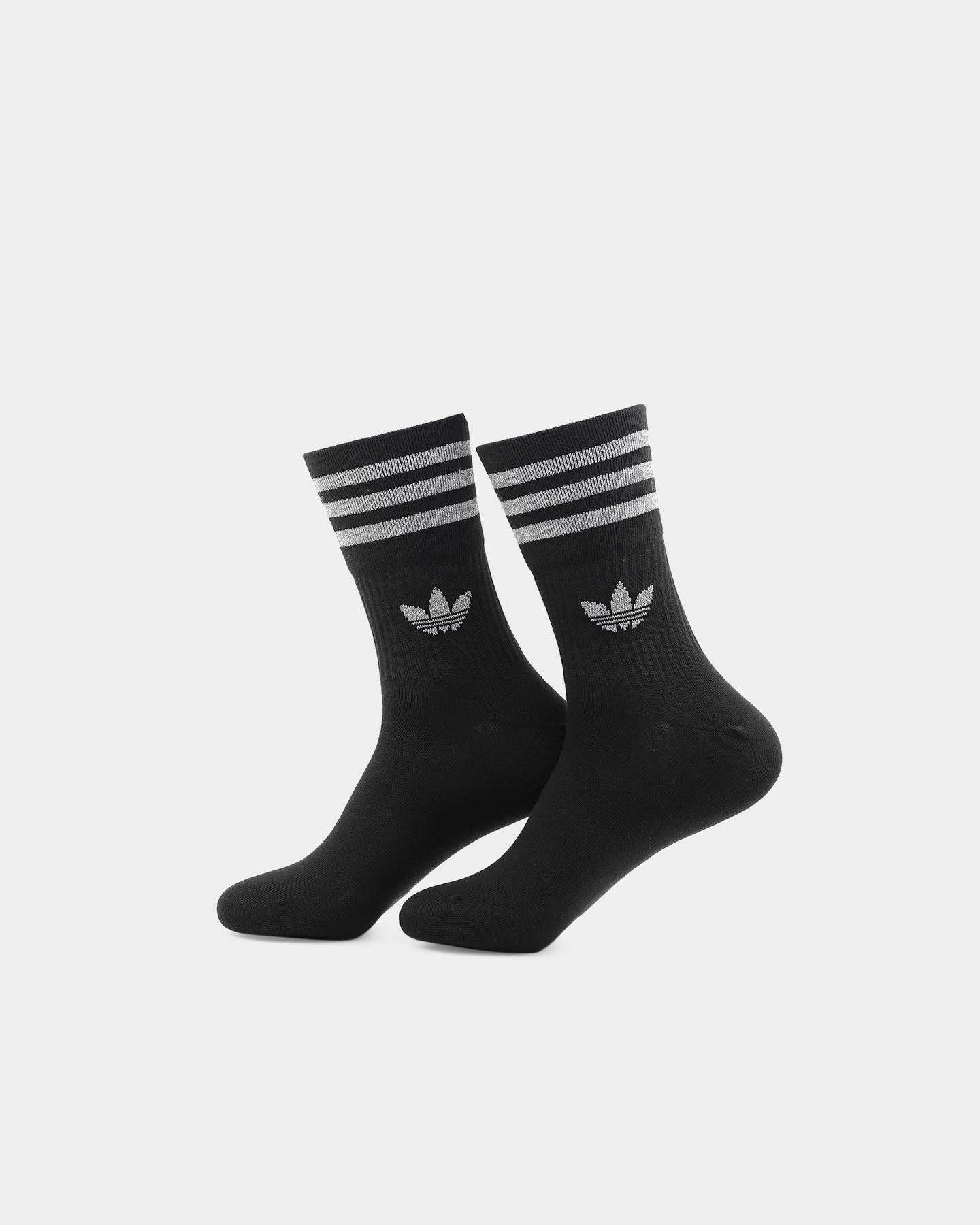 Adidas Crew Socks 2 Pack Black/Reflective