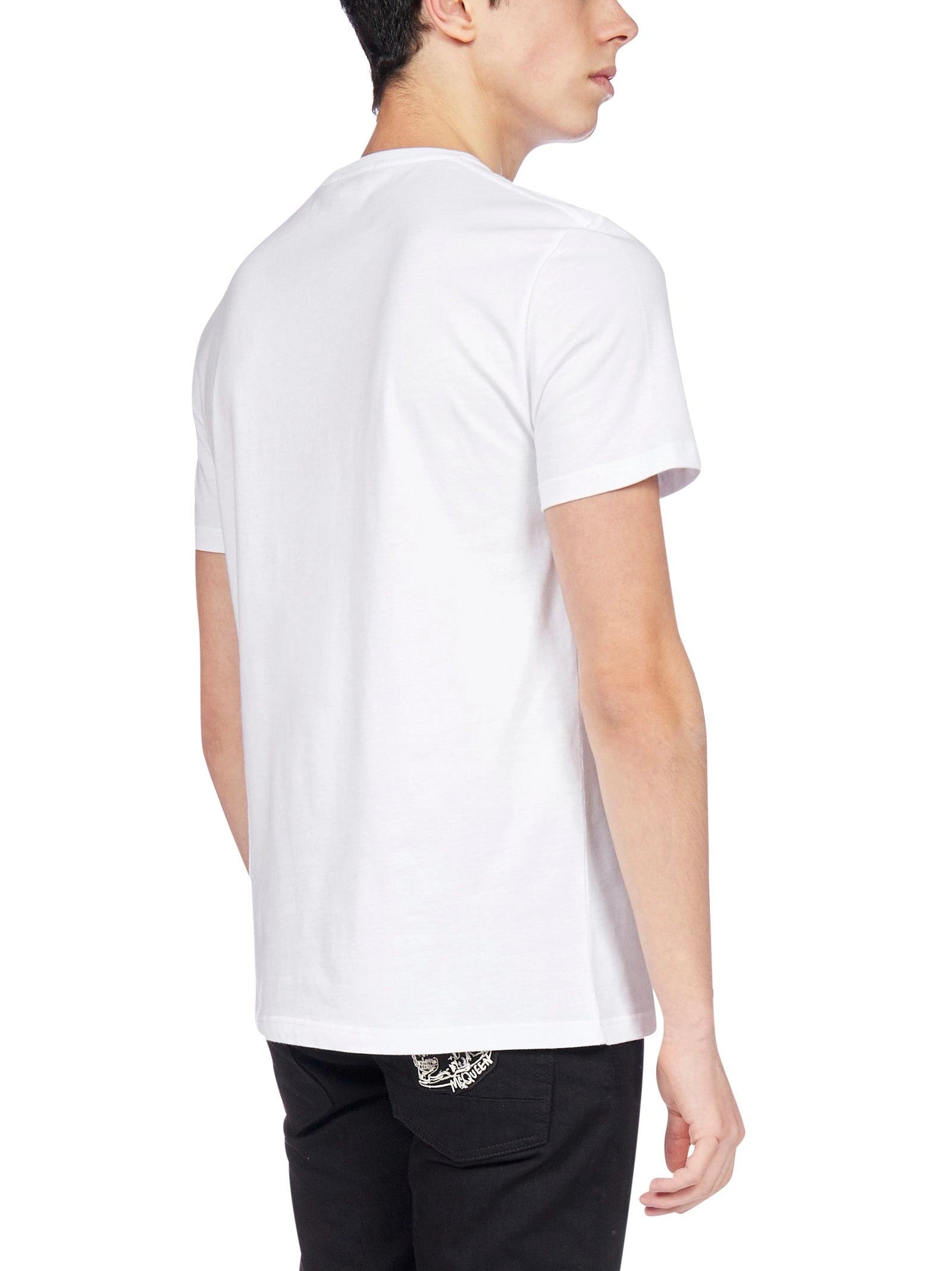 Alexander McQueen Logo Embroidered T-Shirt
