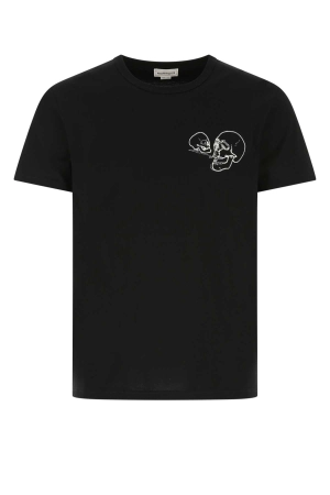 Alexander McQueen Skull Embroidered Crewneck T-Shirt