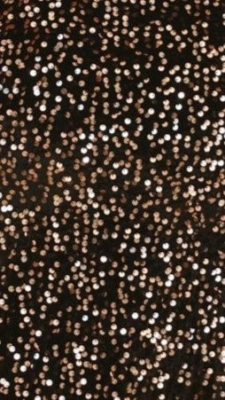 Anna Maxi Dress - Black/Copper Sequins