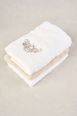 Bee Embroidered Face Washer Set