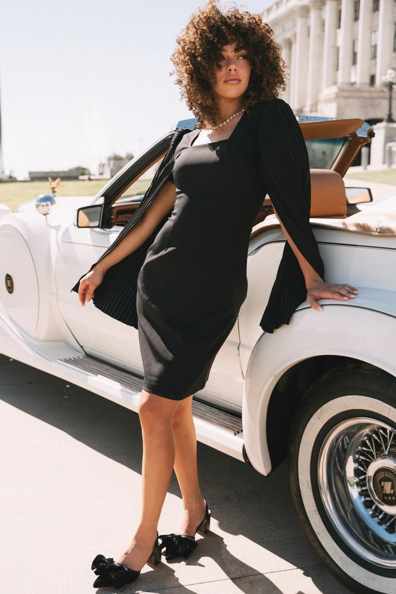 Cape Dress - FINAL SALE