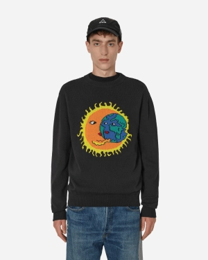 Character Crewneck Sweater Black