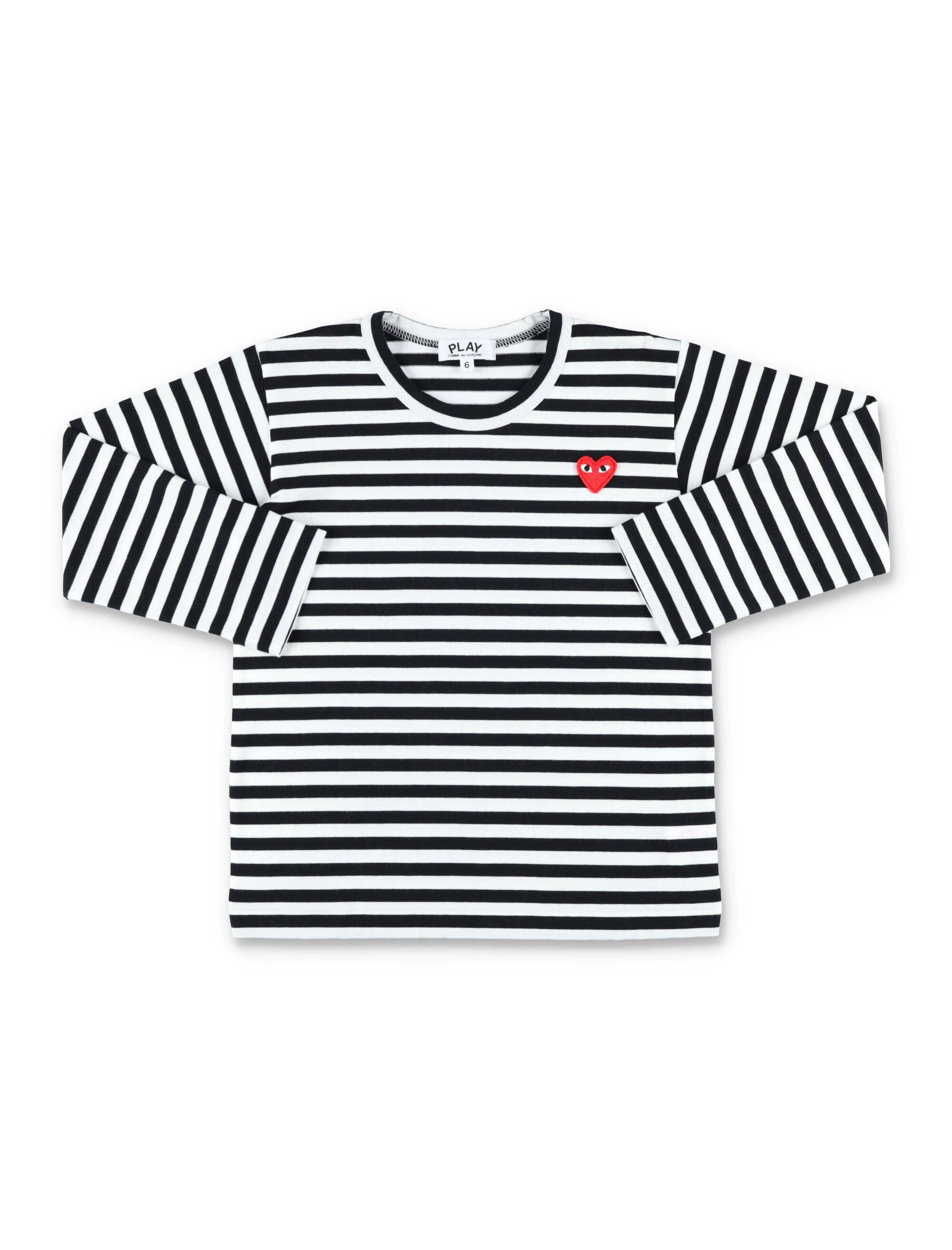 Comme des Garçons Play Kids Embroidered Heart Top