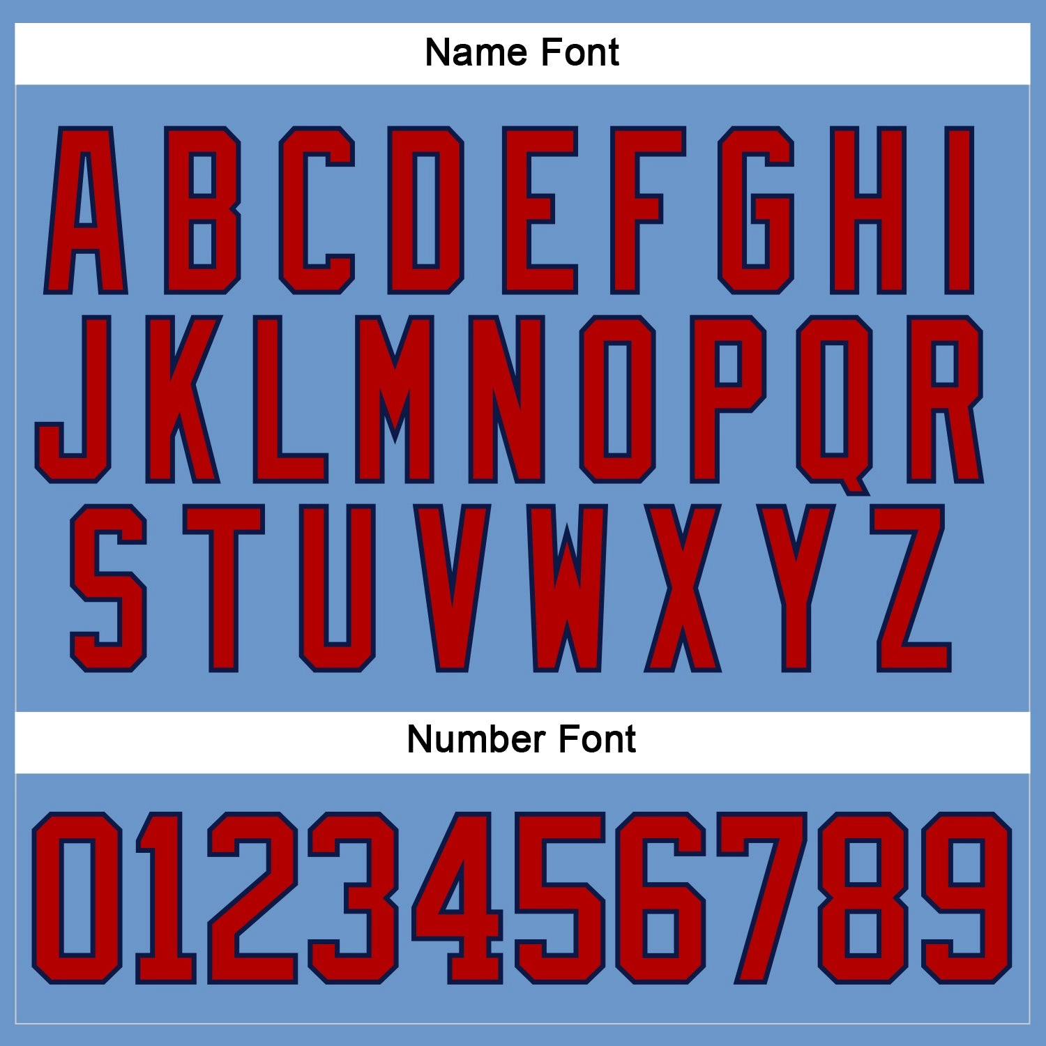 Custom Light Blue Red-Navy Hockey Jersey