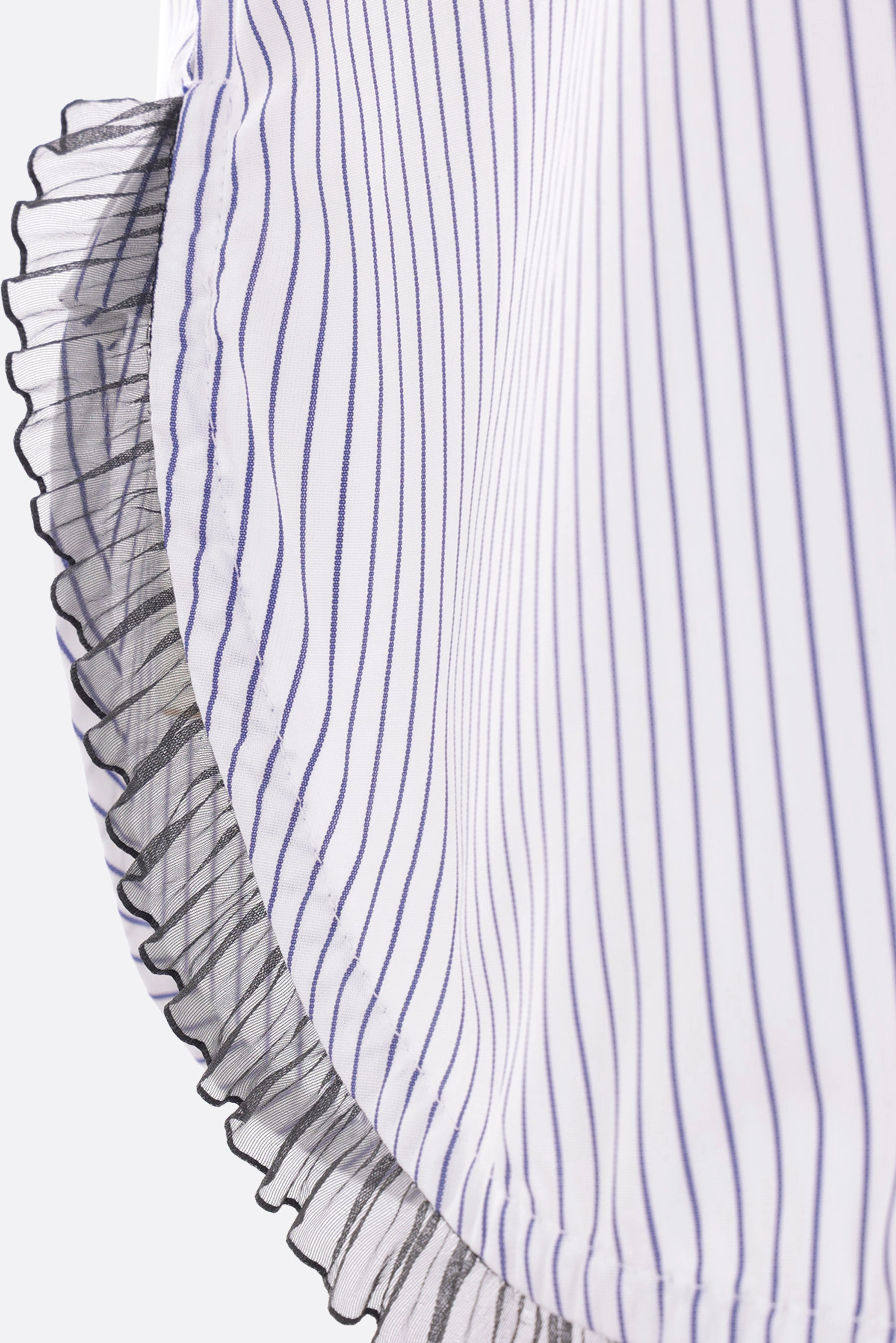 Douglas short-sleeved shirt in striped poplin