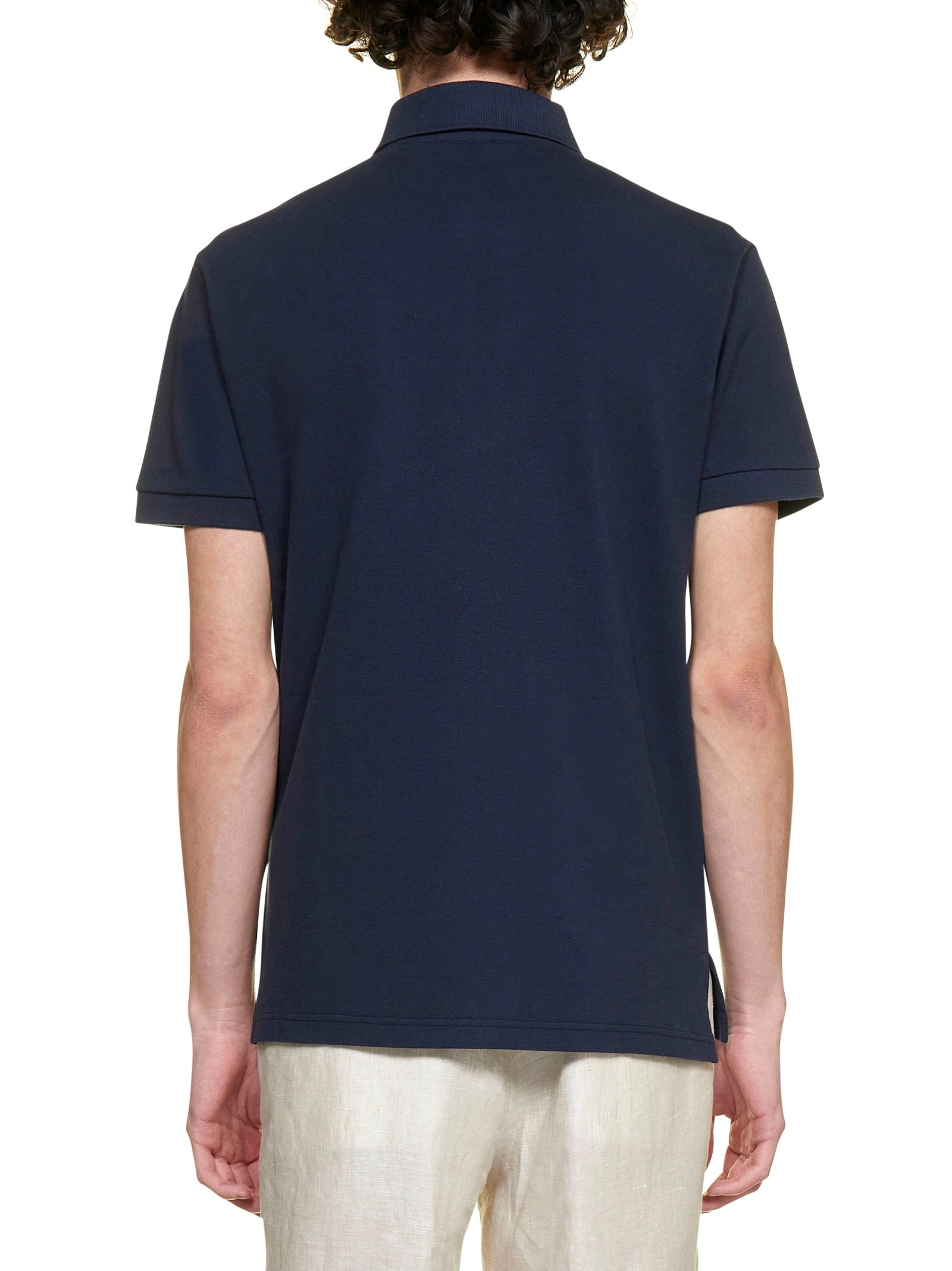 Etro Logo Embroidered Buttoned Polo Shirt