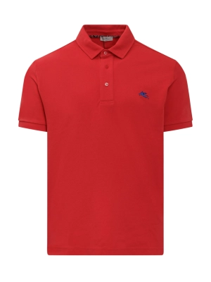 Etro Logo Embroidered Polo Shirt