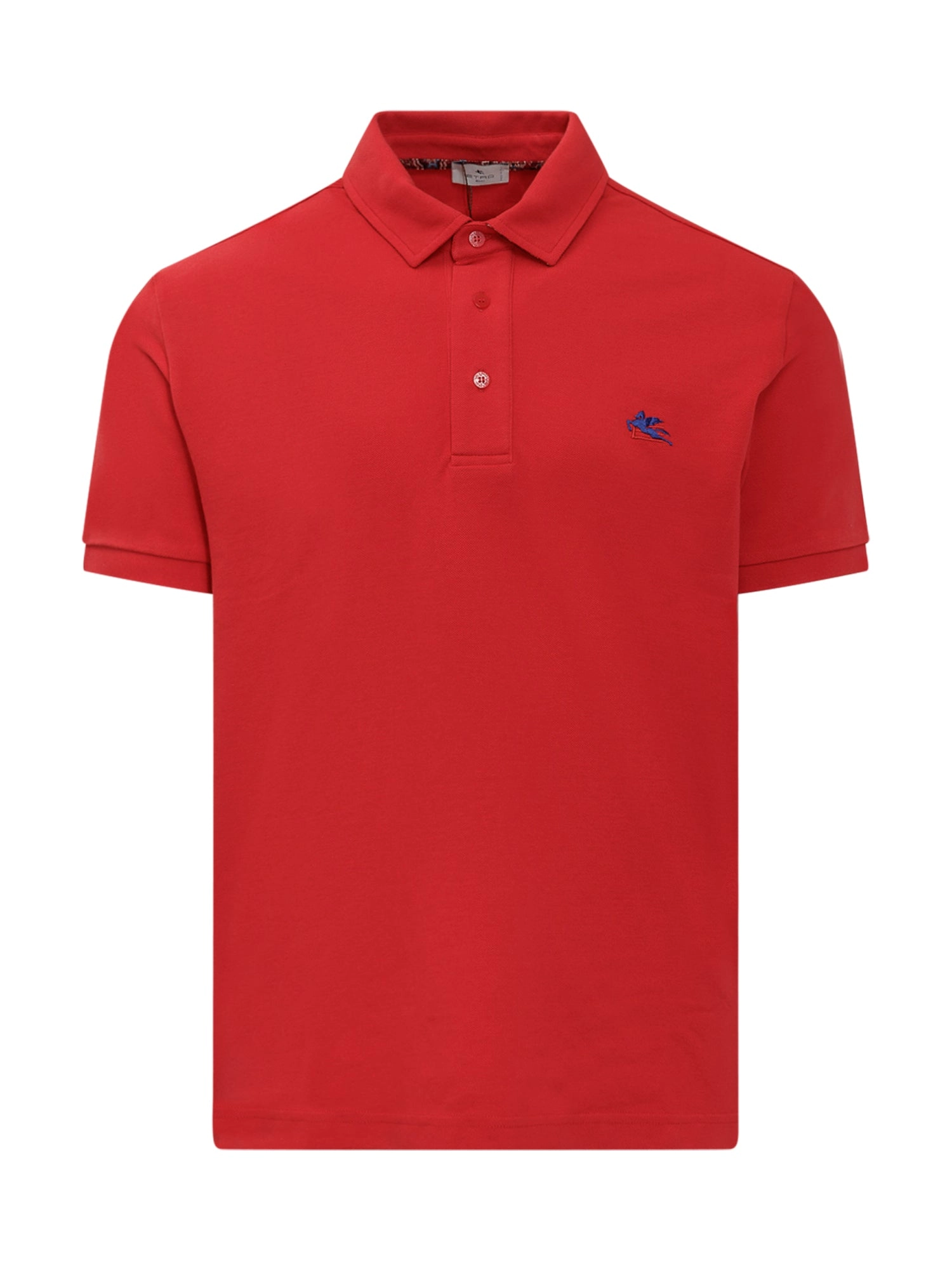 Etro Logo Embroidered Polo Shirt