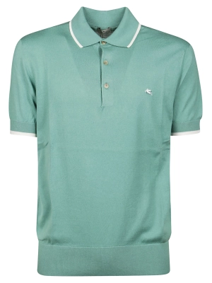 Etro Logo Embroidered Polo Shirt