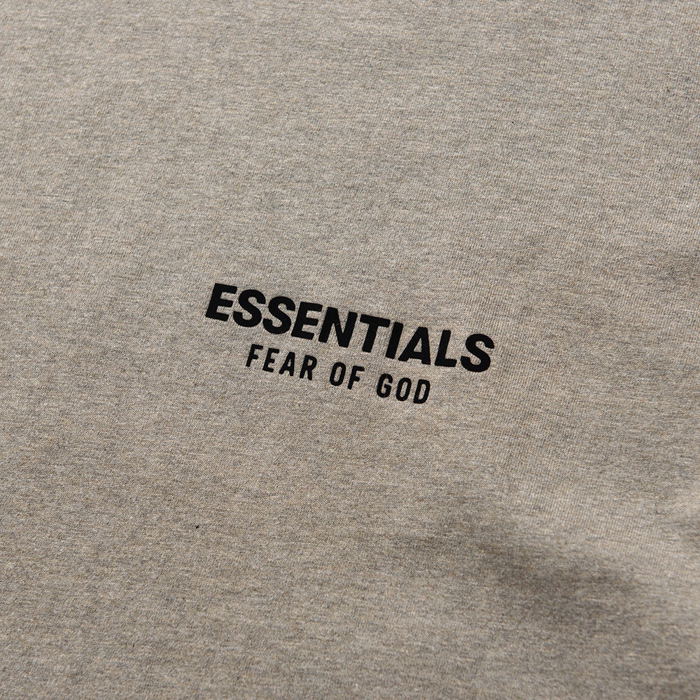 Fear Of God Essentials Jersey Crewneck Tee - Heather Gray