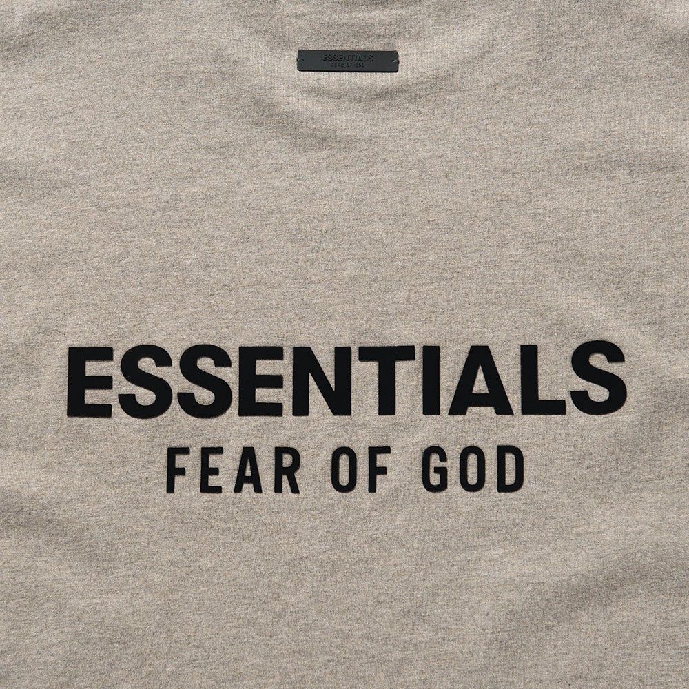Fear Of God Essentials Jersey Crewneck Tee - Heather Gray