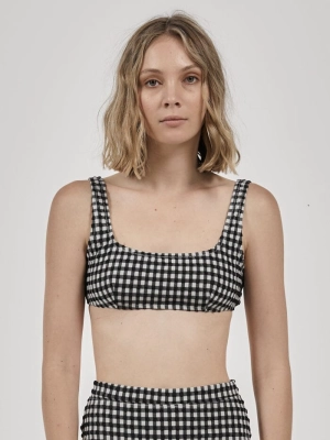 Gigi Square Bikini Top - Black