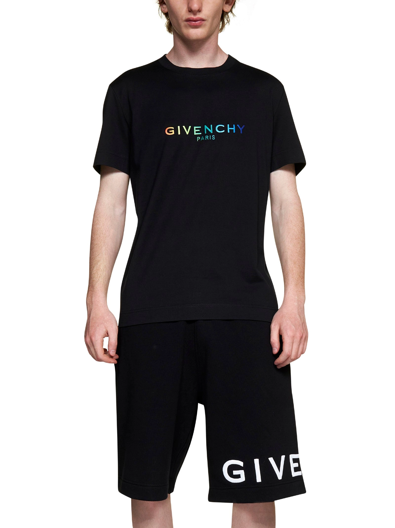 Givenchy Logo Embroidered Crewneck T-Shirt