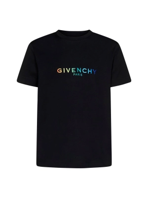 Givenchy Logo Embroidered Crewneck T-Shirt