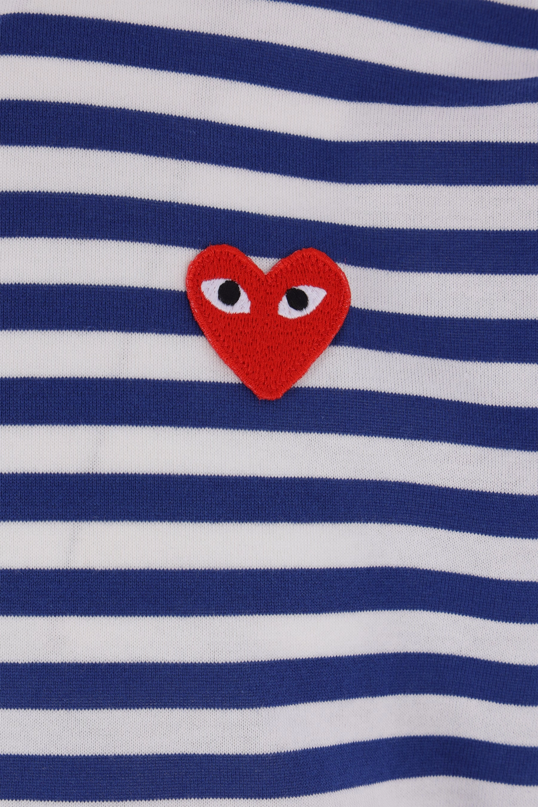 Heart patch cotton long-sleeve t-shirt