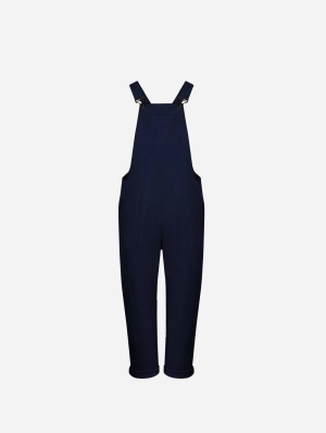 Joy Organic Cotton Dungarees | Navy
