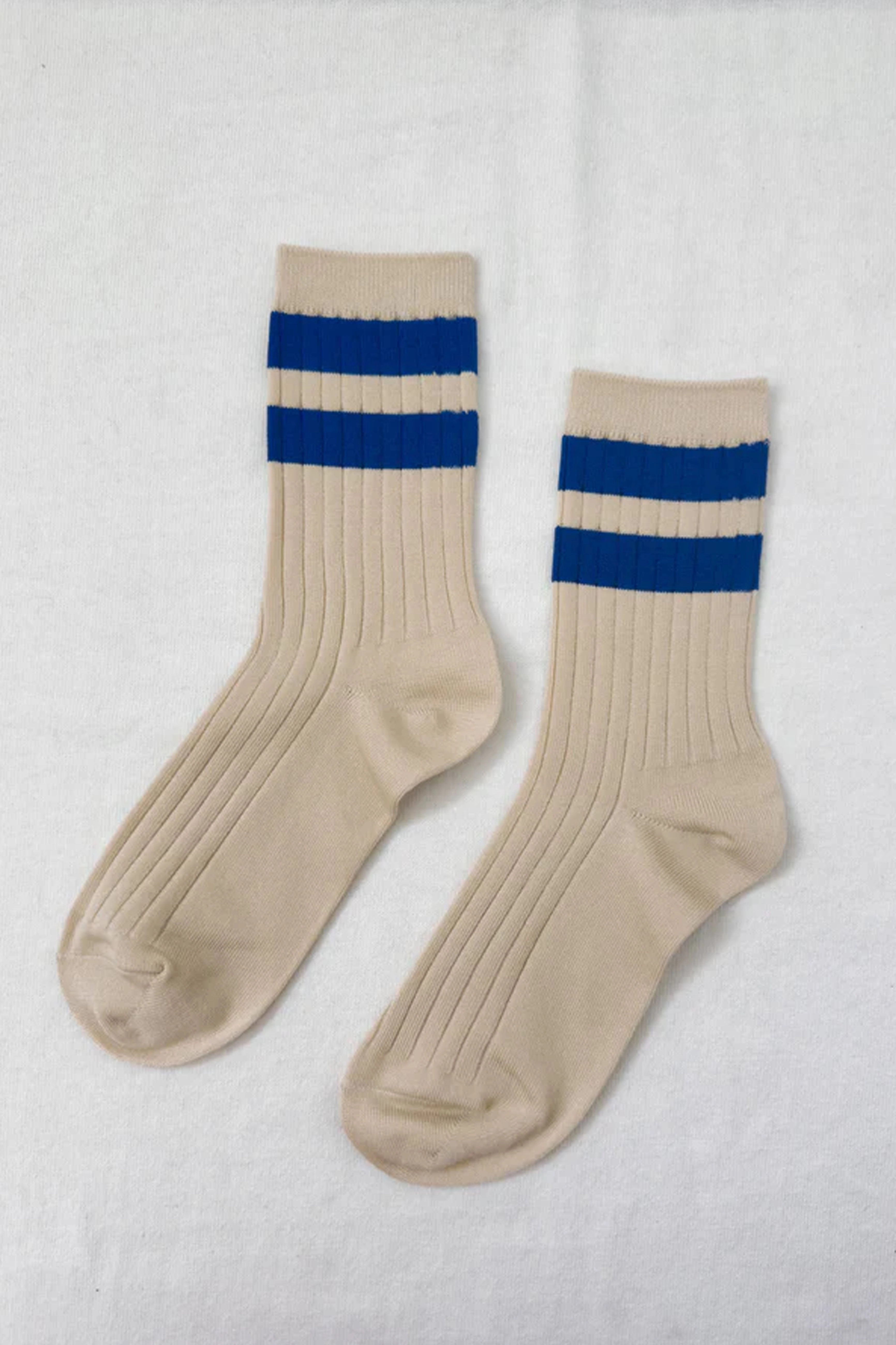 Le Bon Shoppe Her Varsity Azure Socks