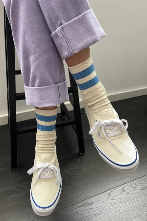 Le Bon Shoppe Her Varsity Blue Socks