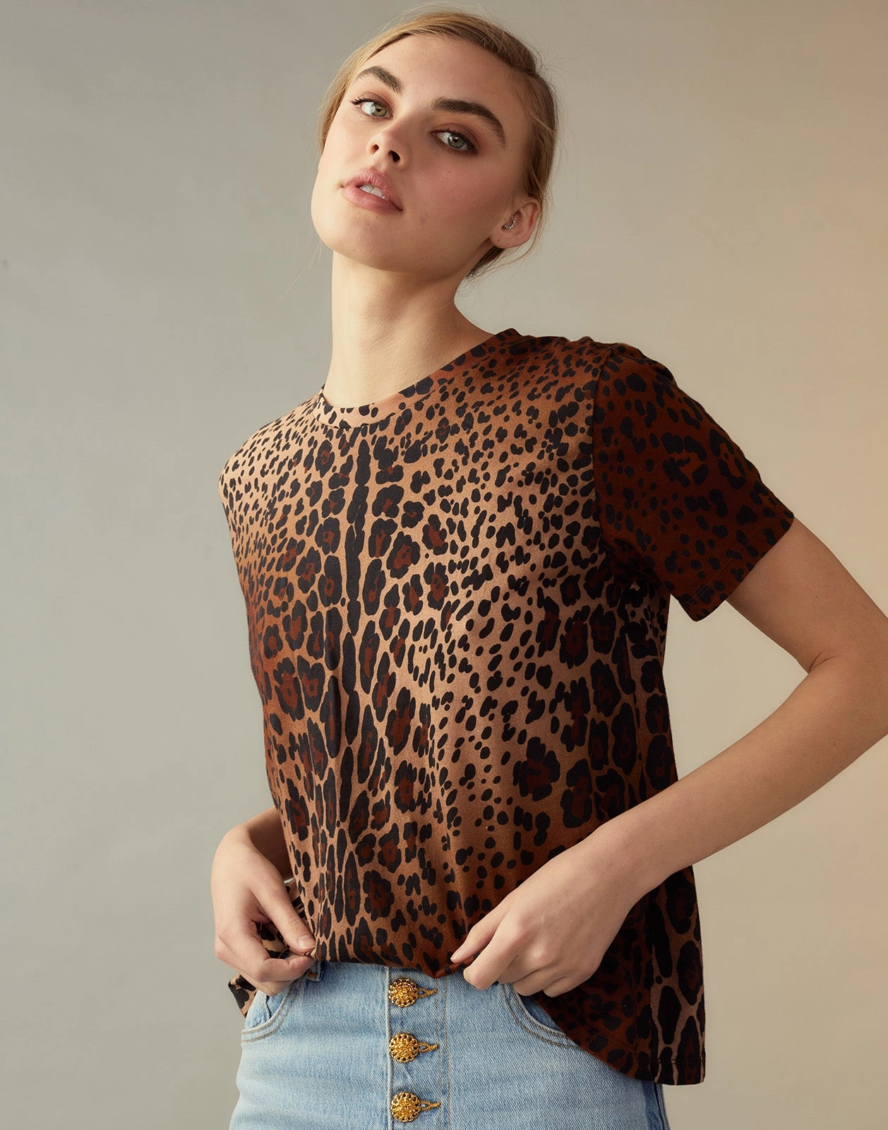 Leopard Tee