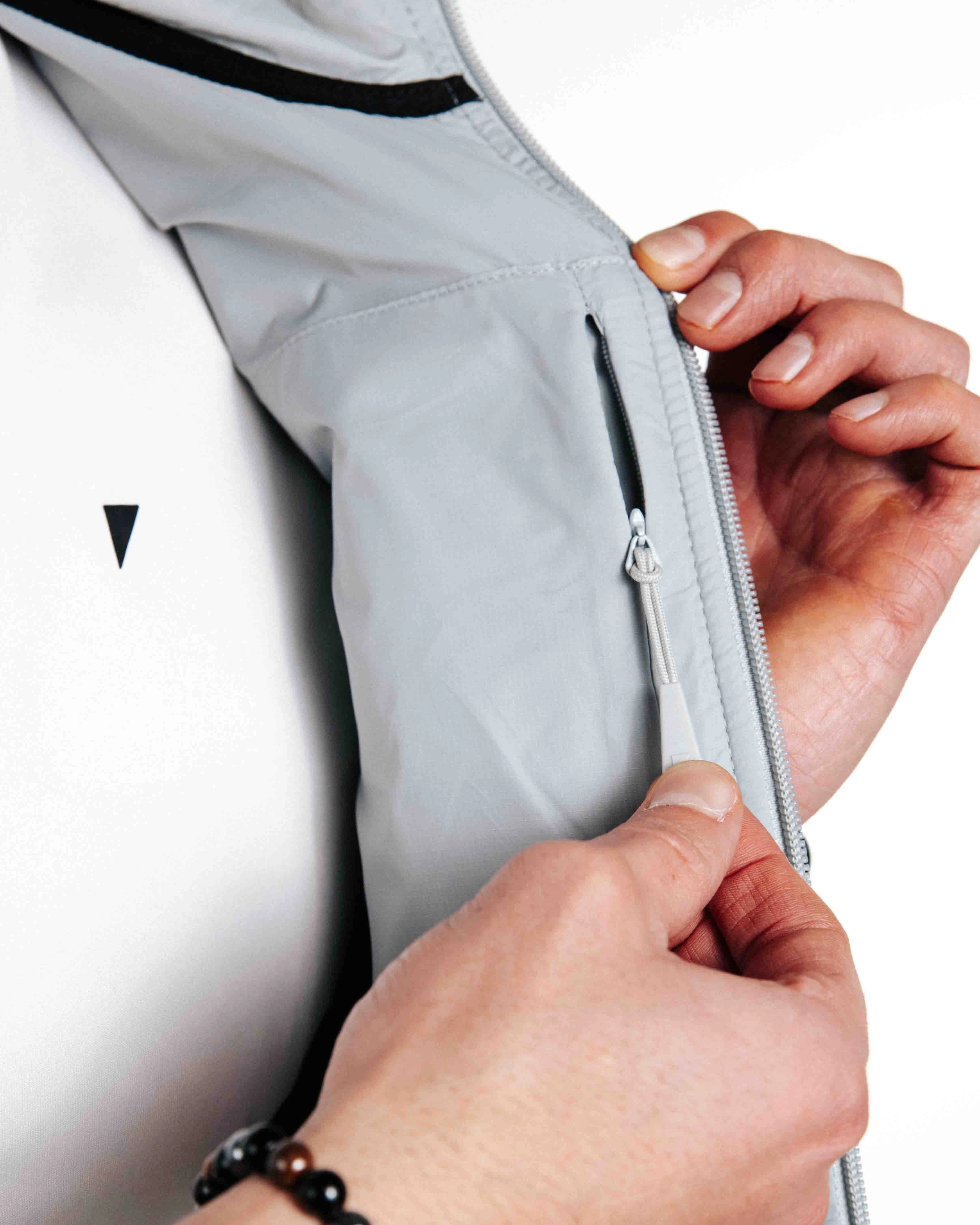 Light Gray Hybrid Jacket