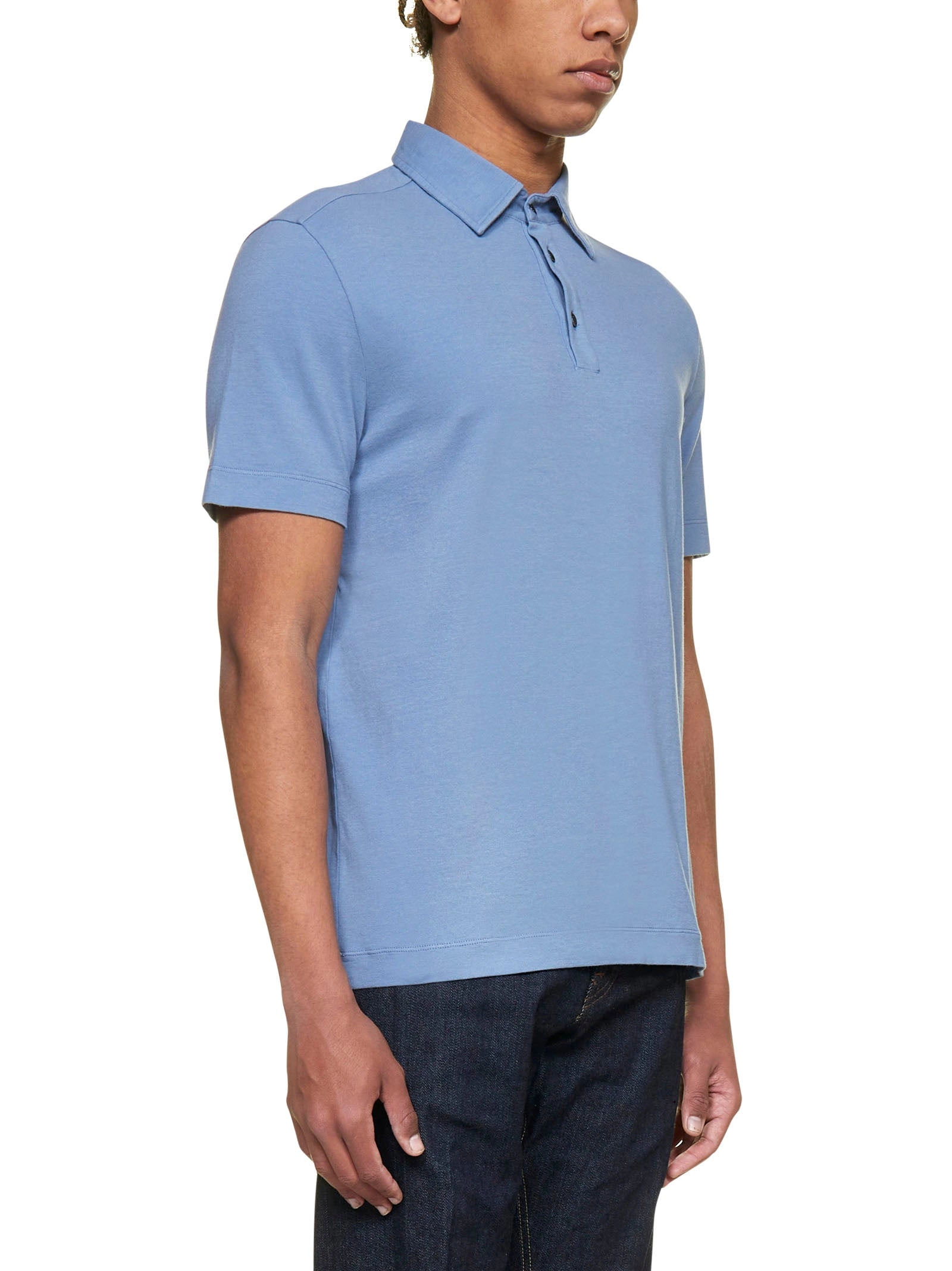 Malo Basic Straight Hem Polo Shirt