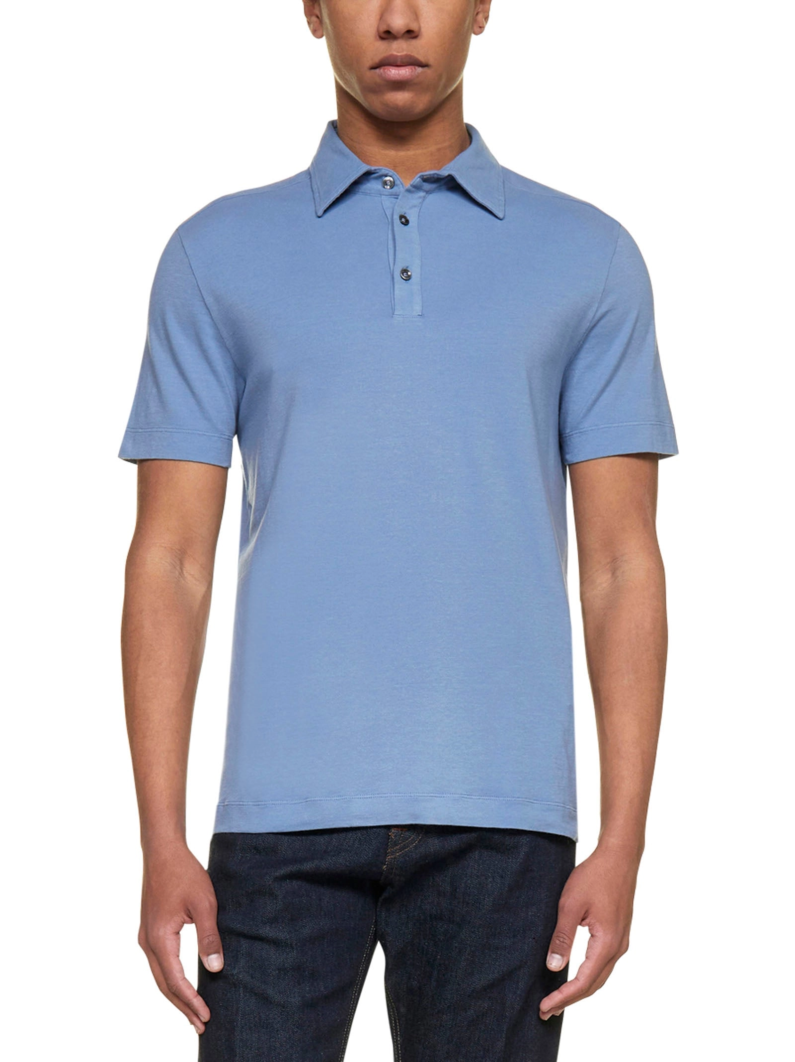 Malo Basic Straight Hem Polo Shirt