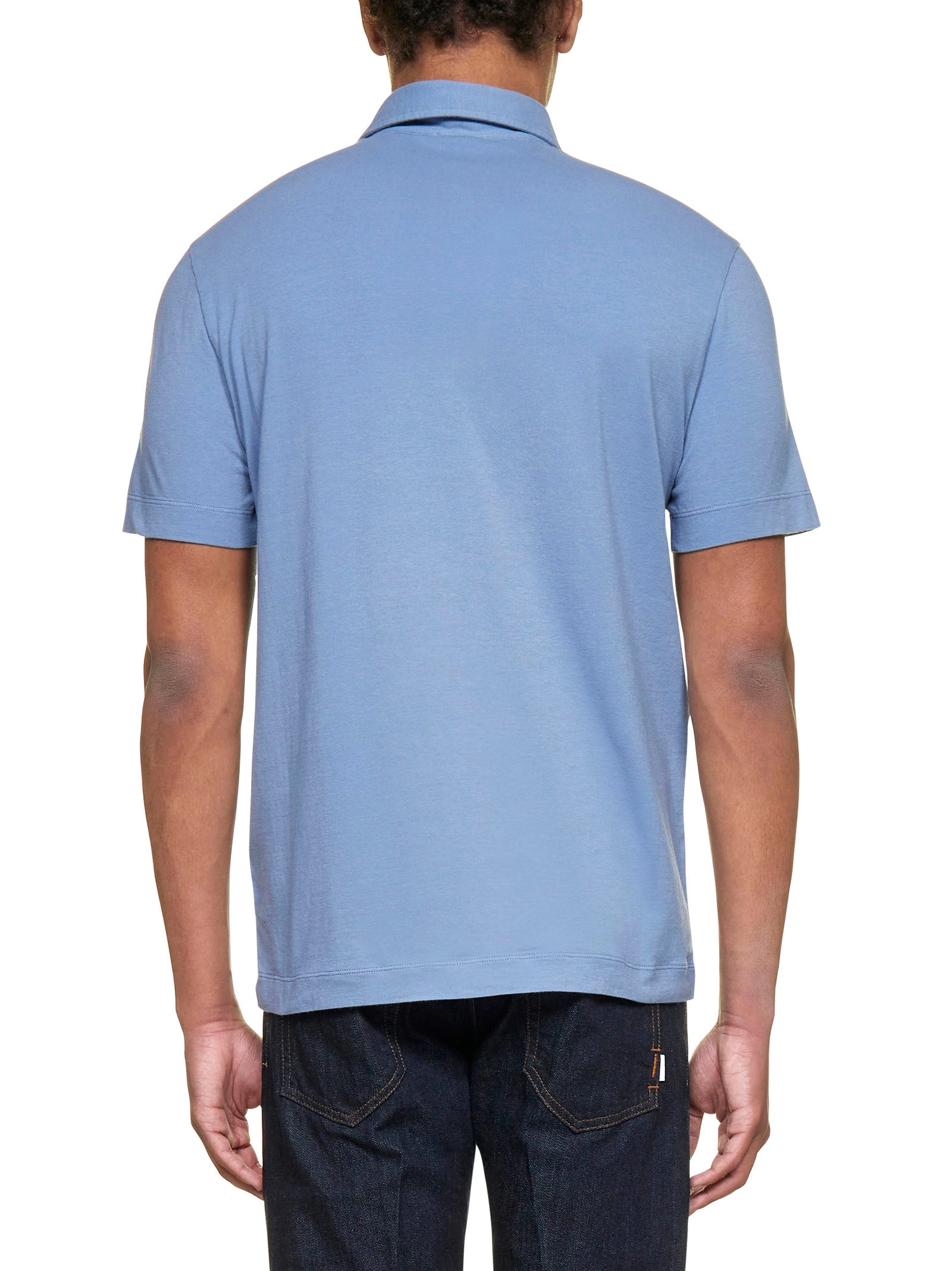 Malo Basic Straight Hem Polo Shirt