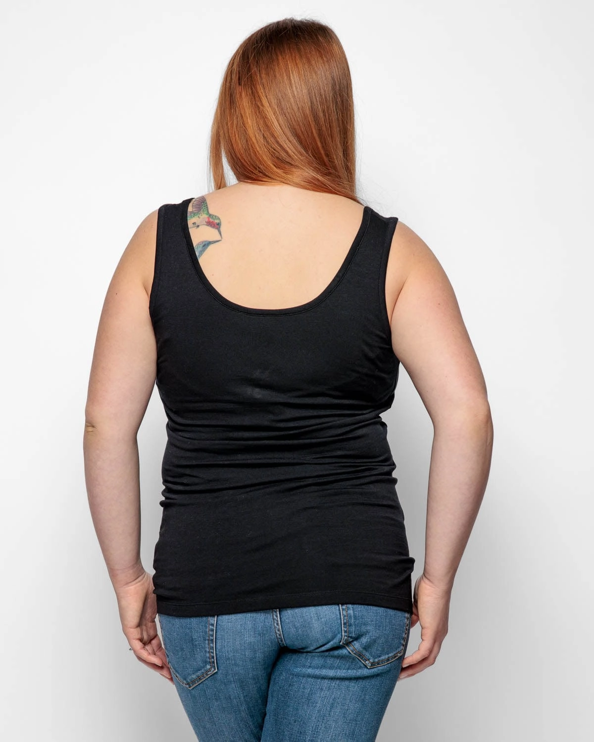 Maternity Cotton Vest | Black