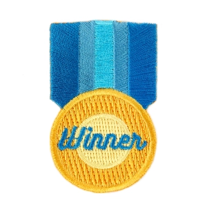Medal Embroidered Sticker