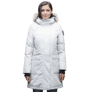 MERIDETH LADIES PARKA LIGHT GREY