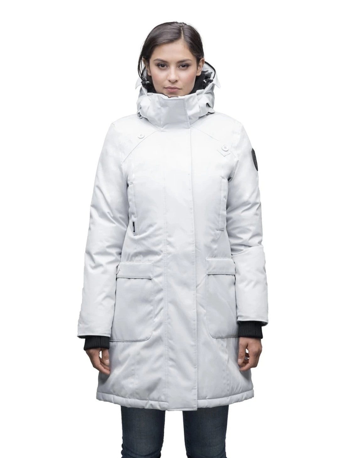 MERIDETH LADIES PARKA LIGHT GREY