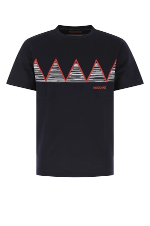 Missoni Logo Embroidered Crewneck T-Shirt