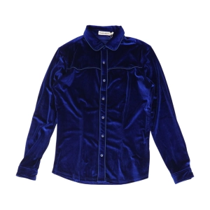 Navy Solid Button Down