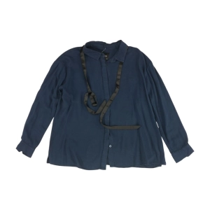 Navy Solid Button Down