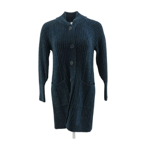 Navy Solid Cardigan Sweater