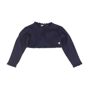 Navy Solid Cardigan Sweater