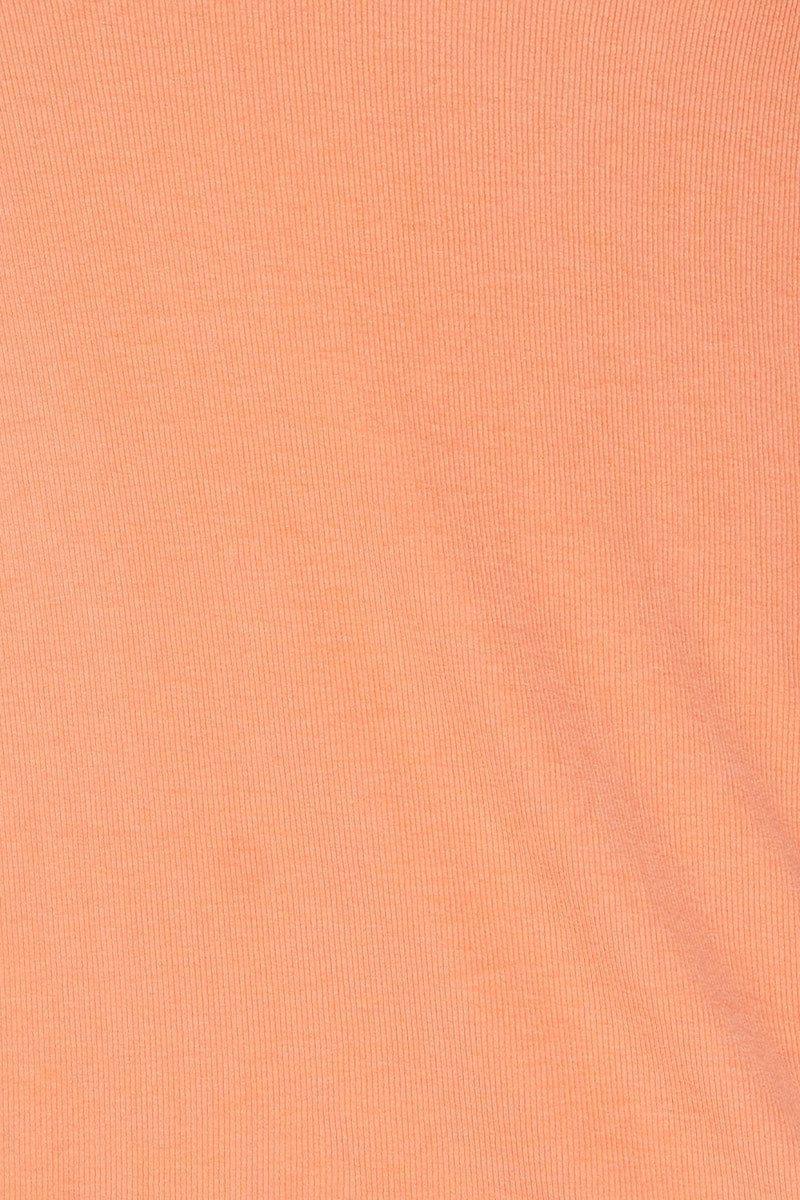 Orange Halter Top Crop