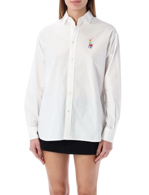 Polo Ralph Lauren Logo Embroidered Buttoned Shirt