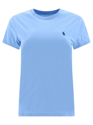 Polo Ralph Lauren Logo Embroidered Crewneck T-Shirt