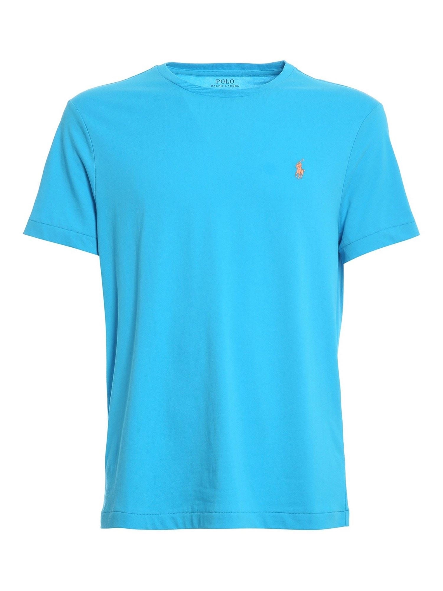 Polo Ralph Lauren Logo Embroidered Round Neck T-Shirt