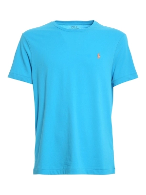 Polo Ralph Lauren Logo Embroidered Round Neck T-Shirt