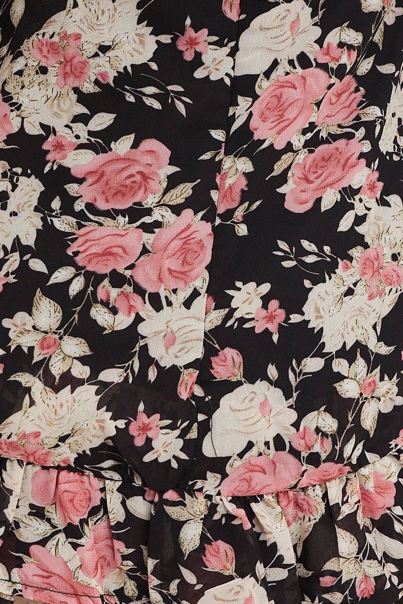 Print Playsuit Long Sleeve