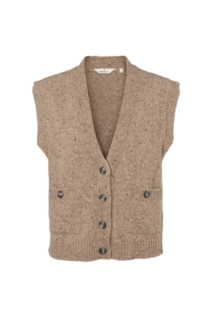Puzzle Vest - Greige