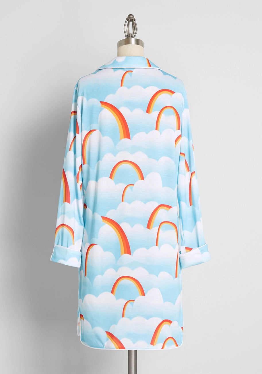 Rainbow Dream Connection Sleep Shirt