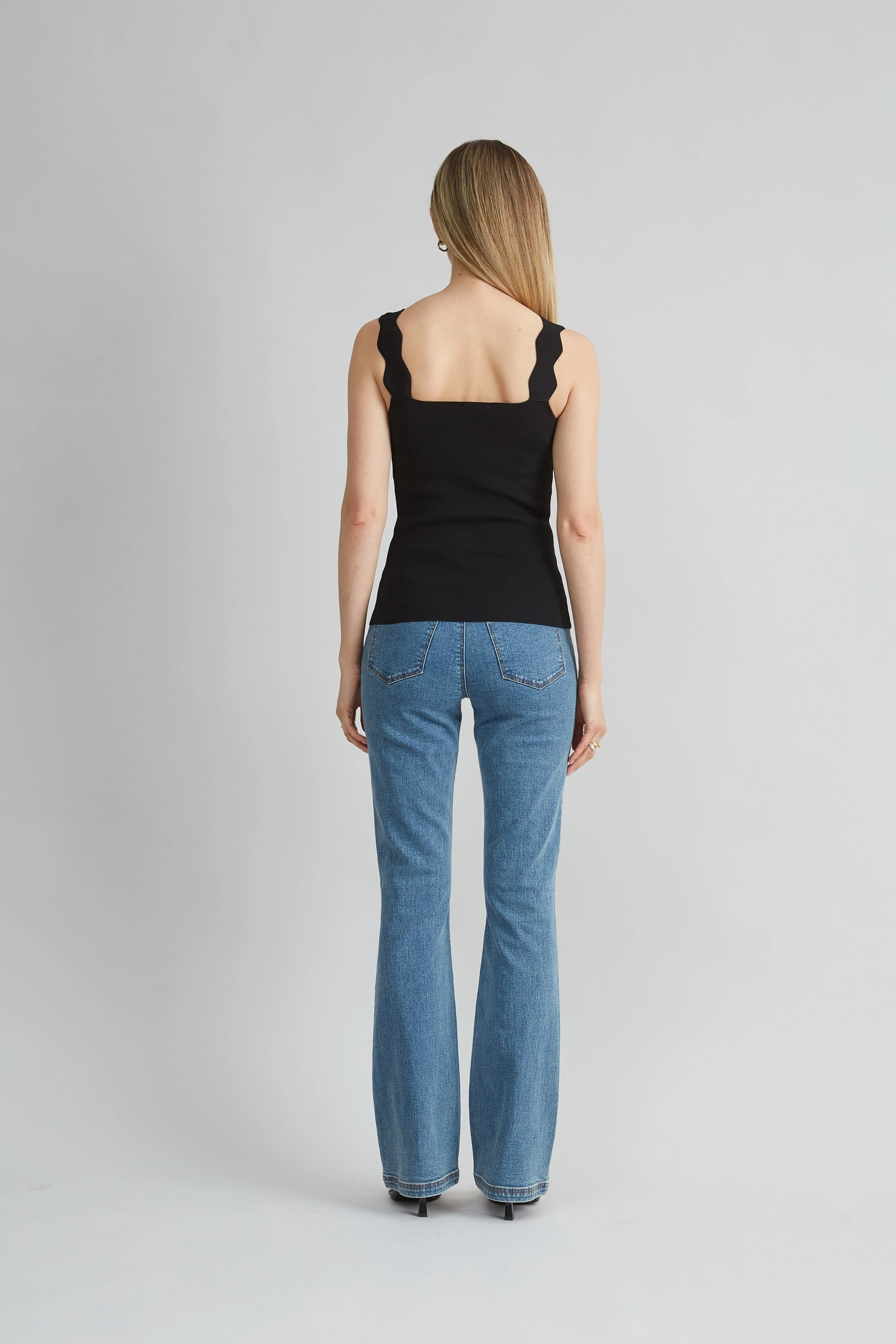 Scallop Sweater Tank