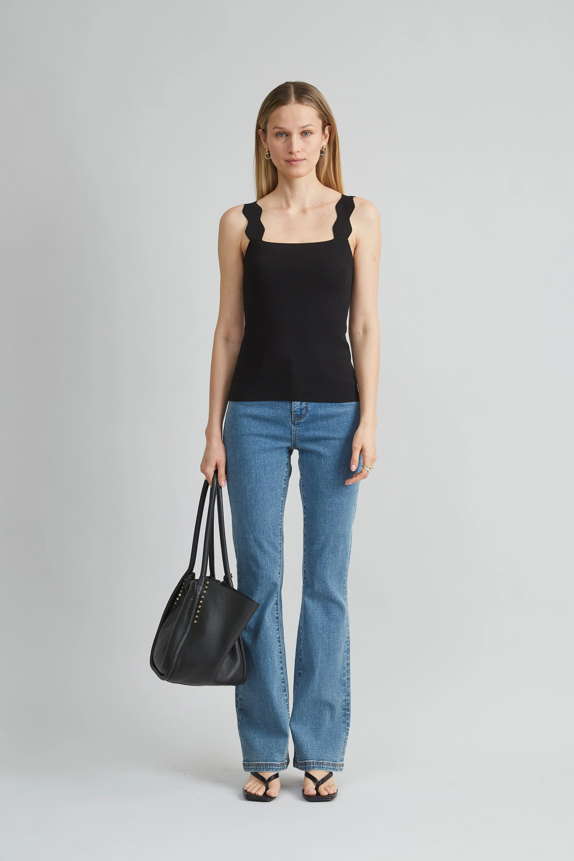 Scallop Sweater Tank