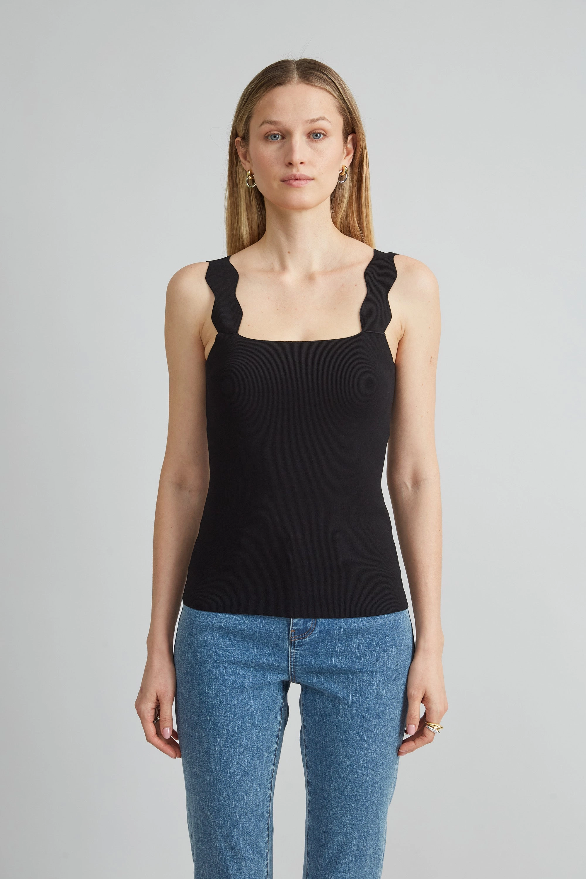 Scallop Sweater Tank