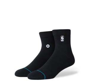 Stance NBA Logoman Black Quarter Socks
